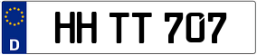 Truck License Plate